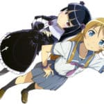 Картинка с двумя девочками из аниме
